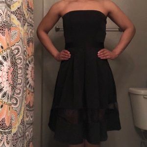 Black cocktail dress